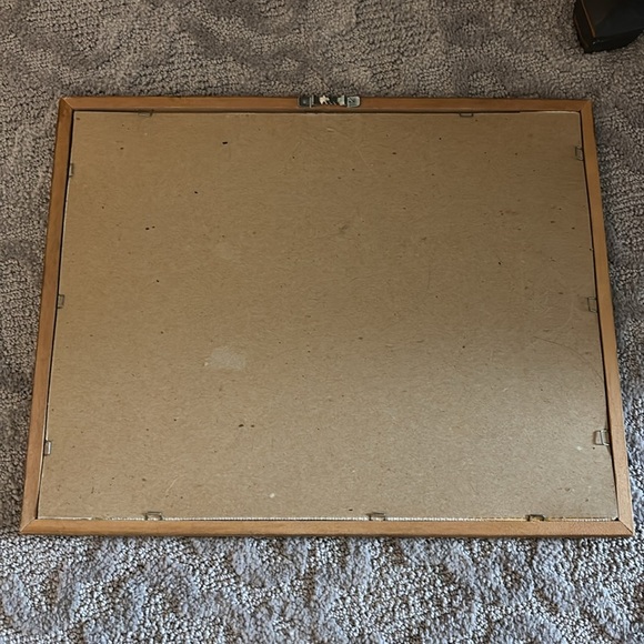 Vintage Friendship Path of Remembrance Cross Stitch Needle Point Framed Art - Picture 5 of 5